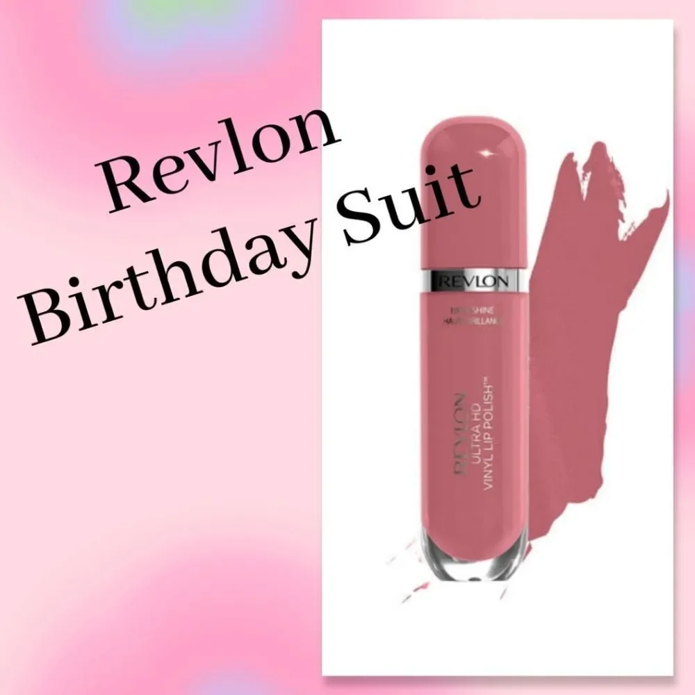 New Revlon Ultra HD Vinyl Lip Polish, Birthday Suit 925 Birthday Suit